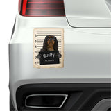 English Toy Spaniel Mugshot Bad Dog Fridge refrigerator Car Magnet