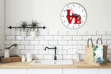 I Love Cookies Love Park Funny Kitchen Living room Wall Clock