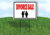 DIVORCE SALE Yard Sign with Stand LAWN SIGN