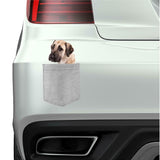 Anatolian Shepard in pocket Fridge Car Magnet Bumper Sticker App size 4"x7"
