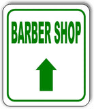 BARBER SHOP DIRECTIONAL GREEN 8 Arrow Variations Metal Aluminum composite sign