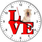 Lakeland Terrier Cute Puppy Dog kitchen living room Wall Clock