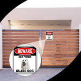 BEWARE GREAT PYRENEES GUARD DOG Metal Aluminum Composite Sign