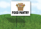 FOOD PANTRY Yard Sign with Stand LAWN SIGN