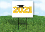 GRADUATION 2021 Yard Sign Road with Stand LAWN SIGN