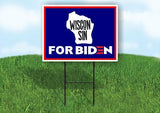 WISCONSIN FOR BIDEN Yard Sign with Stand LAWN SIGN