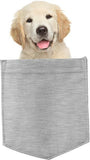 Golden Retriever Puppy in pocket Fridge Car Magnet Bumper Sticker App size 4"x7"