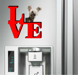 Chinese Crested Dog Love Park Dog Fridge Refrigerator Car Magnet