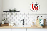 Entlebucher Sennenhund Cute Puppy Dog kitchen living room Wall Clock