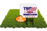 Eco Trump 2024 Paybacks Bitch Yard 12X16 In Yard Road Sign W/Stand