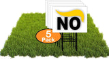 Eco No Trump Anti-Trump 1 Double Sided 12x16 in Yard Road Sign w/Stand