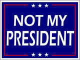 3 Pack Eco Not My President Trump Biden Harris Bumper Magnet 4 in x 3 in