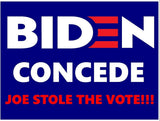 3 Pack Eco Biden Concede Bumper Magnet 4 in x 3 in
